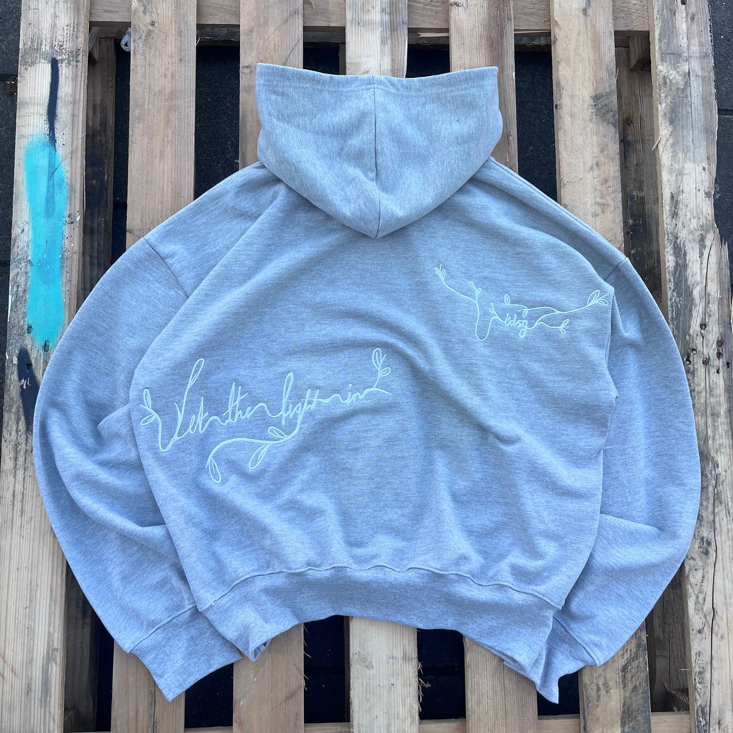 Let The Light In Popover Hoodie Grey(Exclusive)