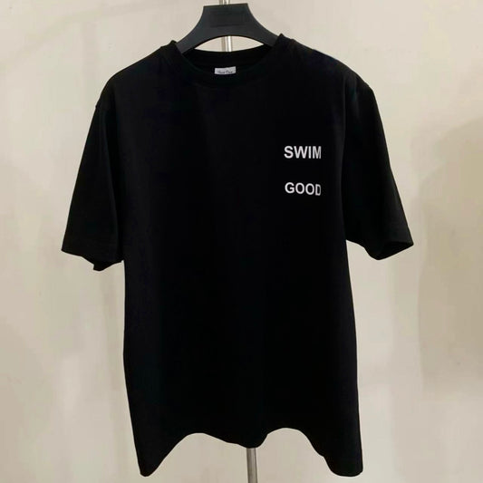 SWIM GOOD Logo Tee Black